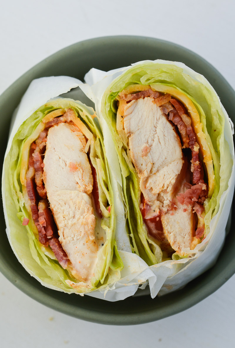 Keto Chicken Bacon Ranch Lettuce Wrap Easy Wrap Recipes