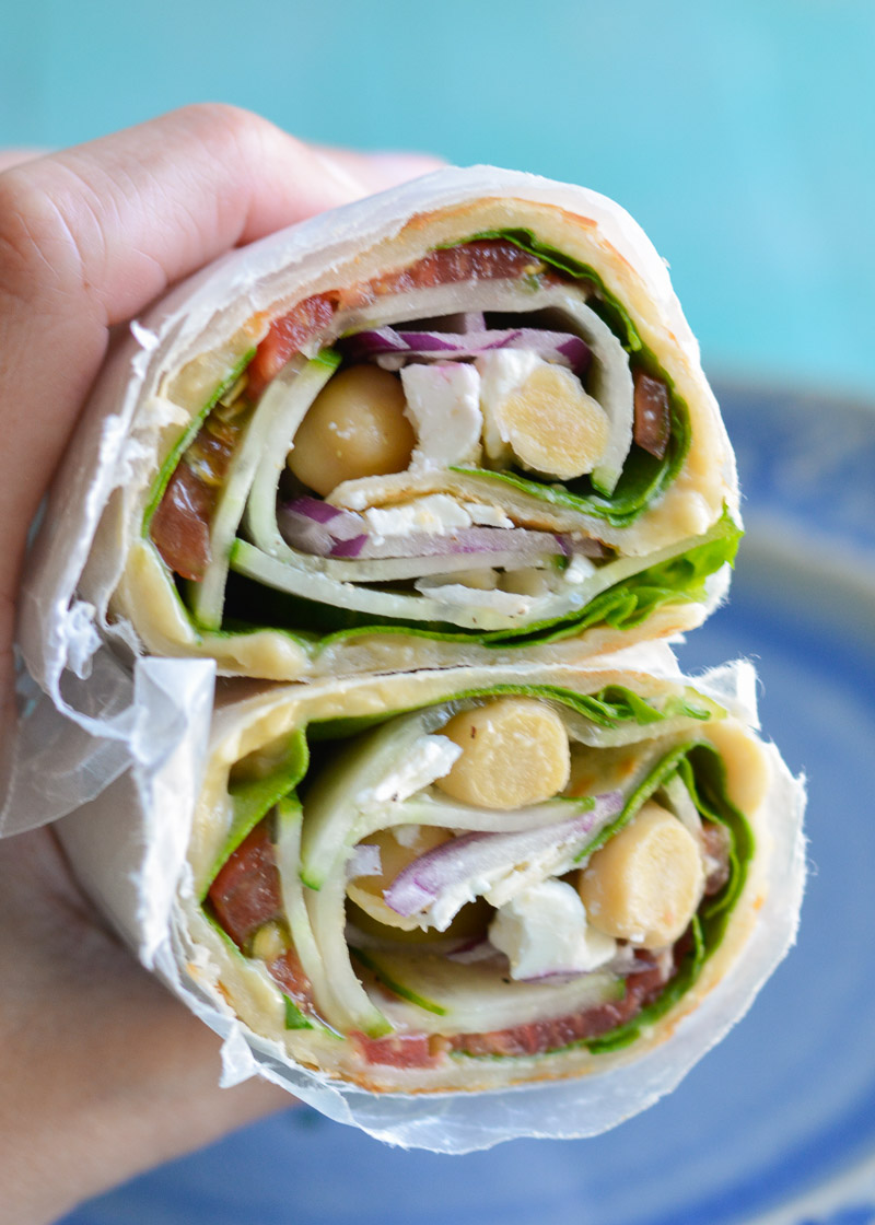 Hummus Veggie Wrap Easy Wrap Recipes