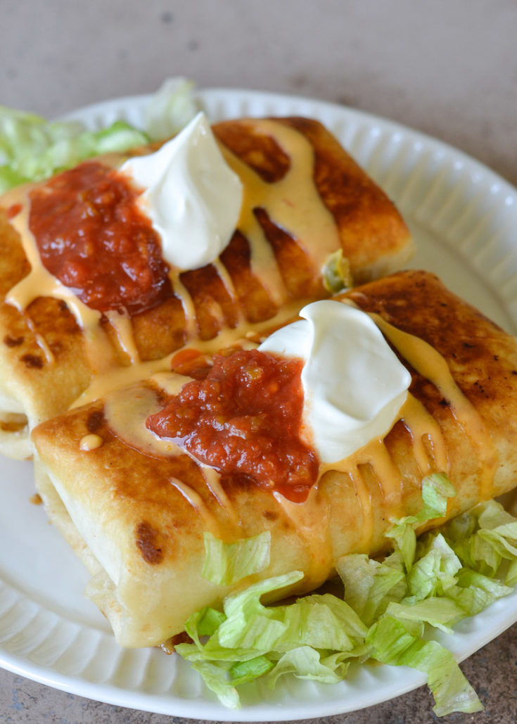 Chimichanga Recipe (with Chicken)